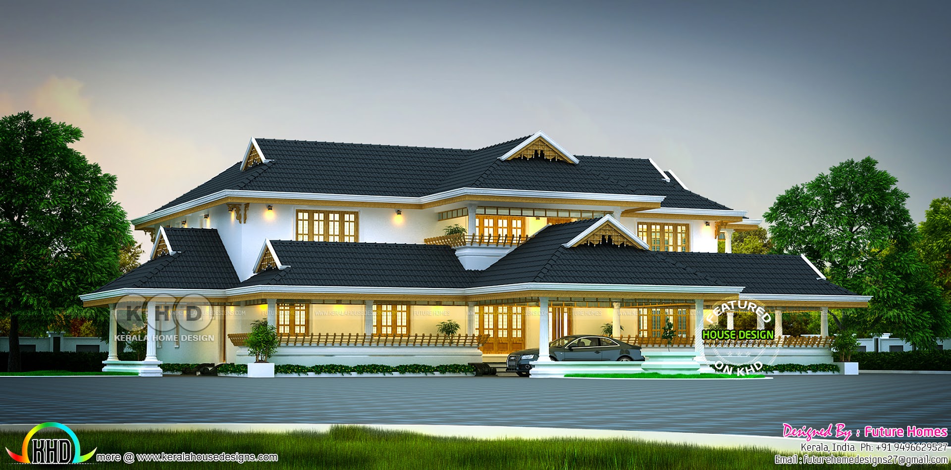 Luxury traditional Kerala home 5890 sq-ft | Kerala home design | Bloglovin’
