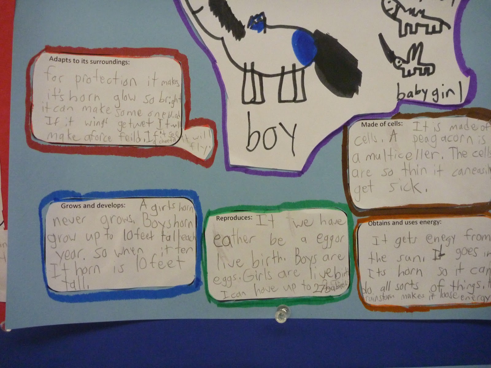 Explorations of a Fourth Grade Teacher: 6 Characteristics of Life - Science
