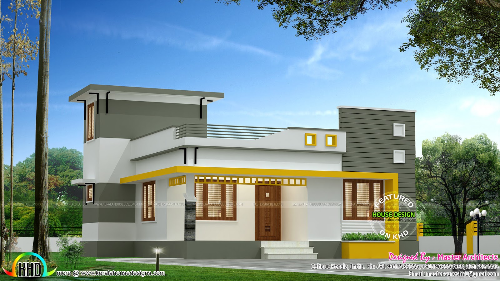 GANDUL: 3 bedroom single floor modern architecture home