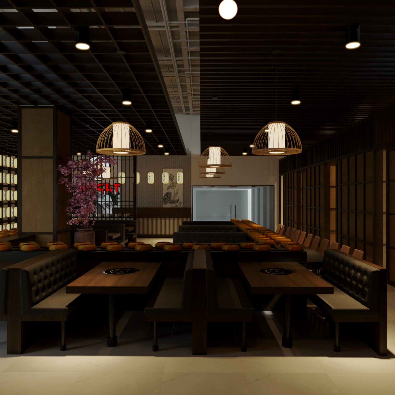 12763. Download Free 3D Restaurant Interior Model by Nguyen Cuong