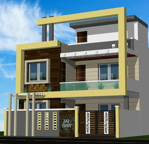 Bungalow Front Elevation Design in Indore | ID: 15571666673
