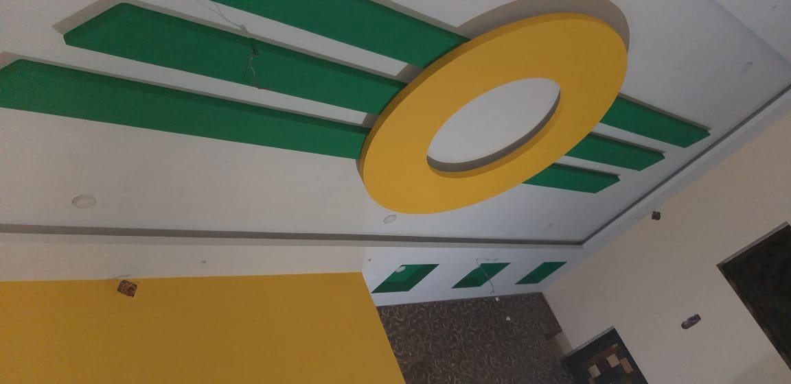 Coated Geometric False Ceiling, Thickness: 6.5mm-8mm, Rs 160 /square ...