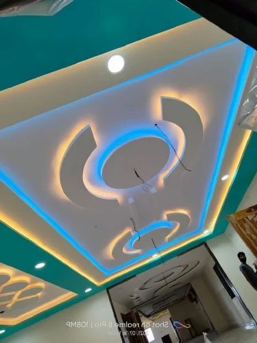 Gyproc Gypsum False Ceiling, Thickness: 12 mm at Rs 60/sq ft in ...
