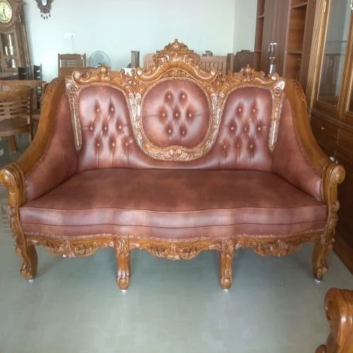 Antique Teak Wood Sofa Set at ₹ 180000/set | Wooden Sofa Set in Madurai ...