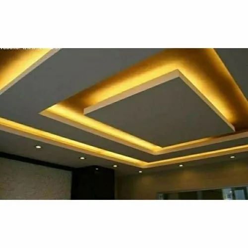 Grey Coated PVC False Ceiling, Thickness: 8 mm at Rs 70/sq ft in ...