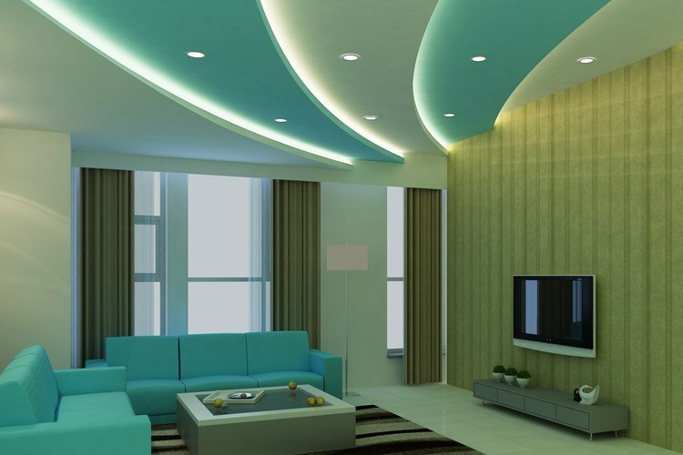 Asbestos Cement Color Coated Gyproc False Ceiling, Thickness: 12 mm at ...