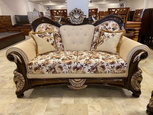 5 Seater Fabric Antique Sofa Set, 3+2 at Rs 49000/set in New Delhi | ID ...