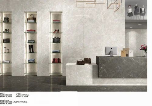 Glossy Floor Tiles 1200X1800mm at Rs 70/sq ft | Glossy Finish Tiles in ...