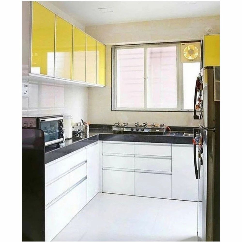 Modern Wooden L Shaped Modular Kitchen at Rs 1700/sq ft in Pune | ID ...