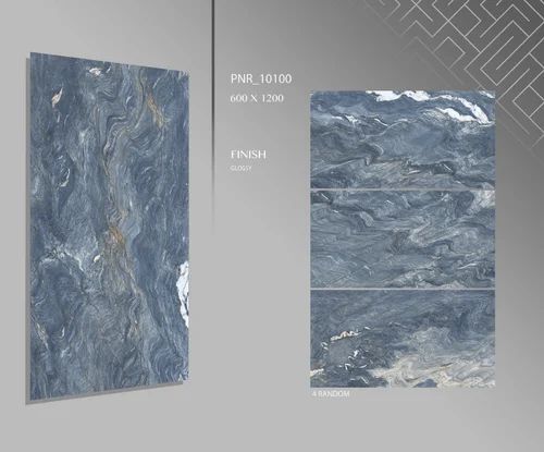 9mm Ceramic Glossy Floor Tiles, Size: 600x1200 mm at ₹ 24/piece in Rajkot