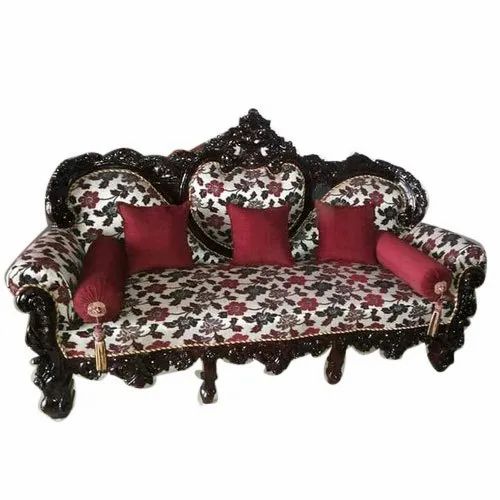 Cotton and Teak Wood Antique Sofa, Living Room, 6-7 Inch at Rs 50000 ...