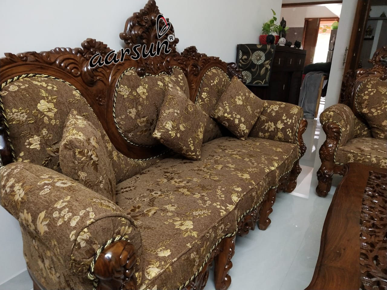 Antique Sofa Set Teak Wood YT-100