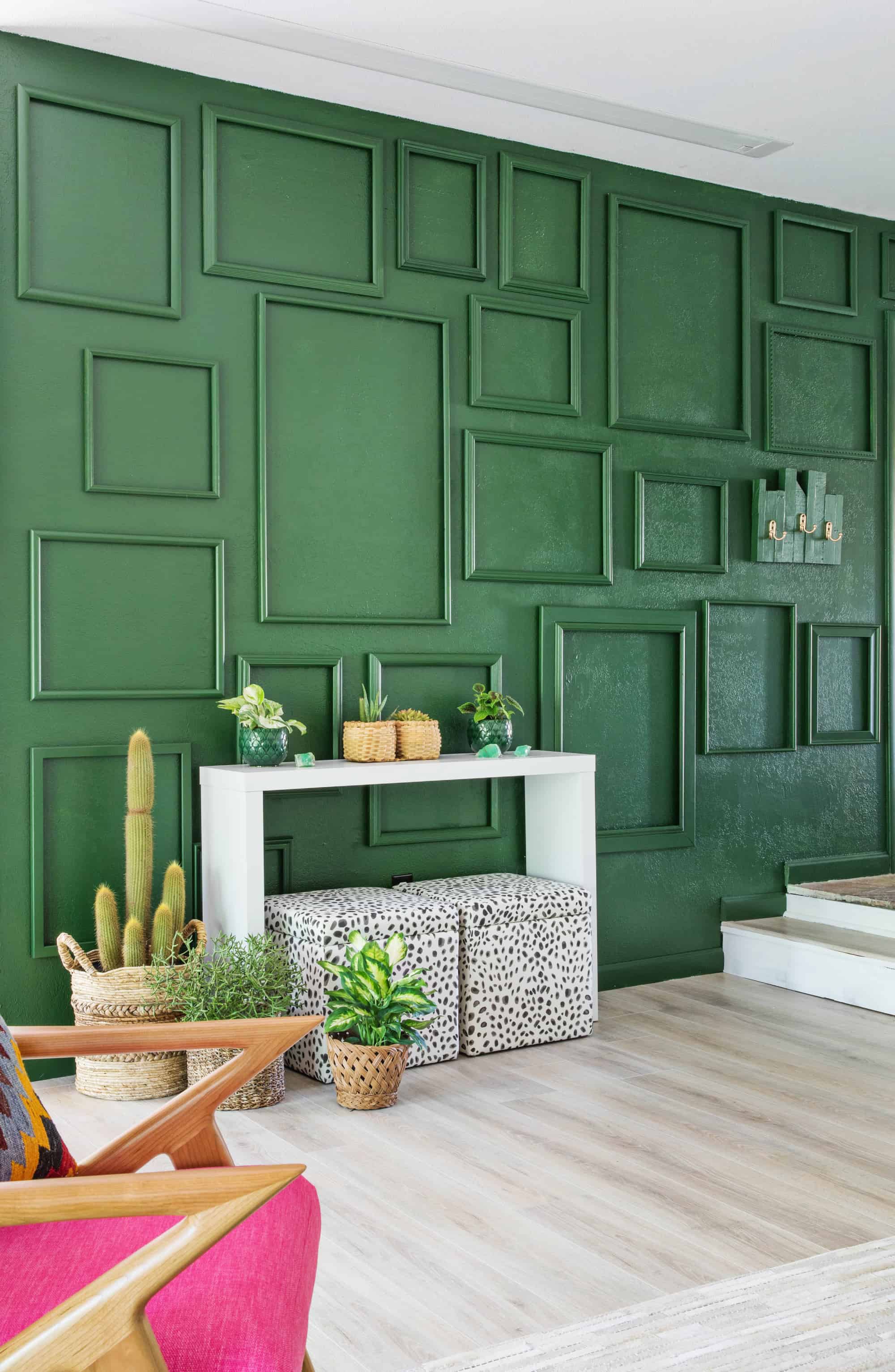 My (Easy) Living Room Accent Wall - A Beautiful Mess