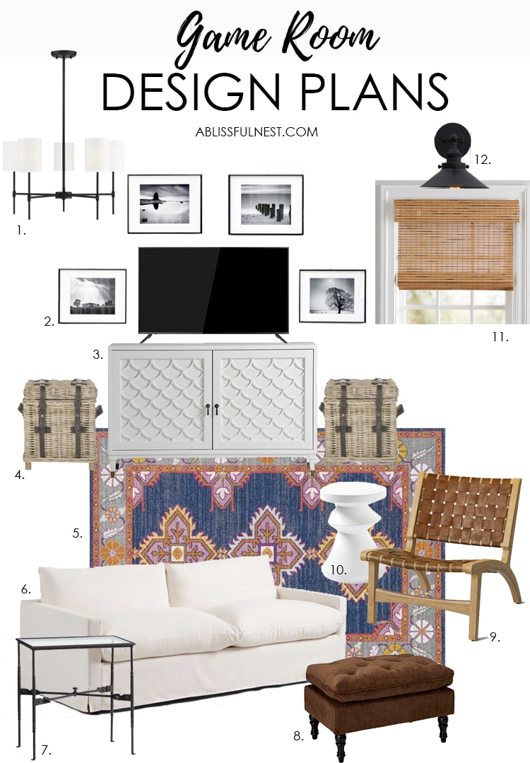 Bonus Room Ideas for Family + My Design Plans - A Blissful Nest