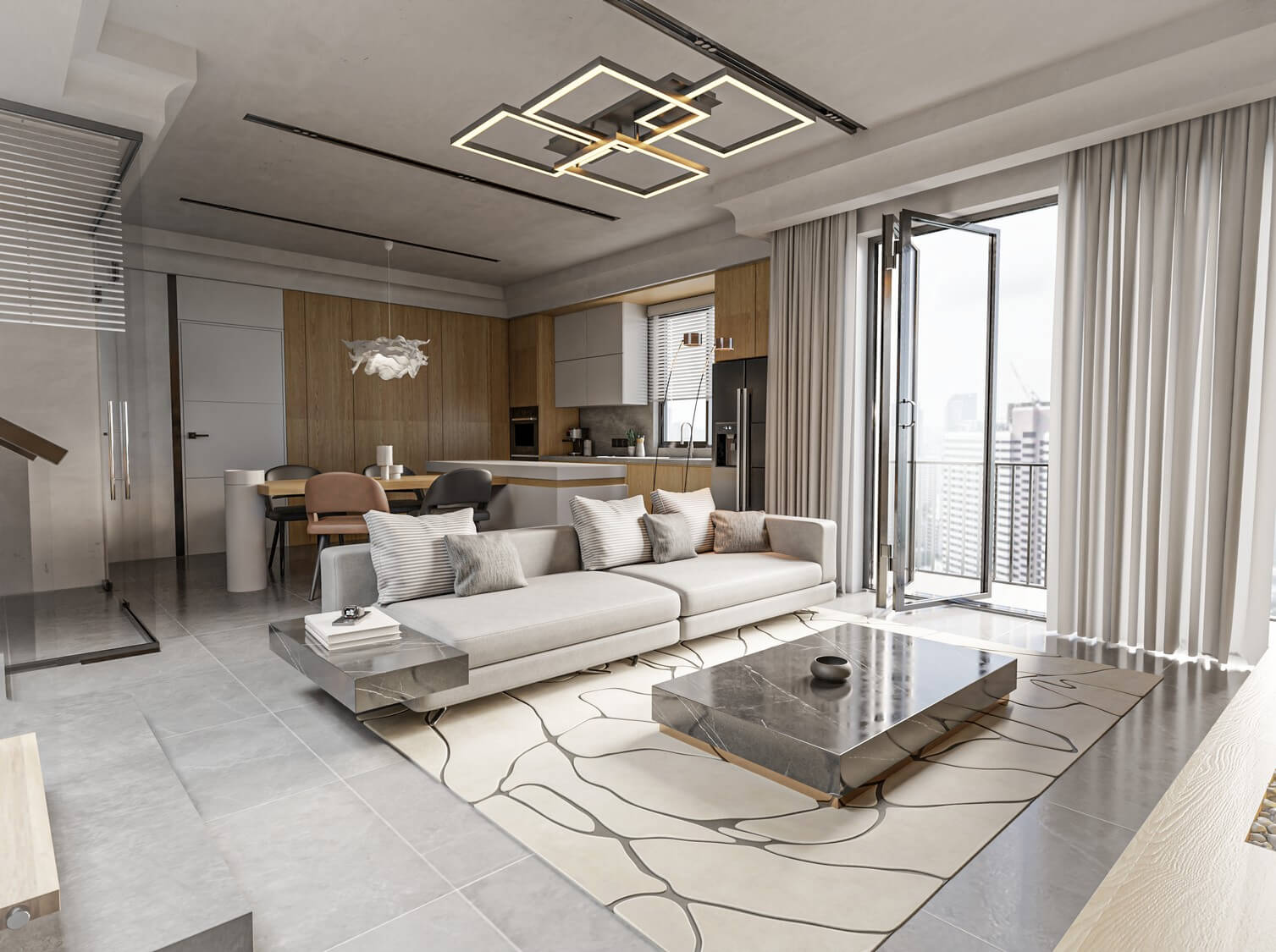 Modern Living Room Design - Alpha Plus Digital Marketing
