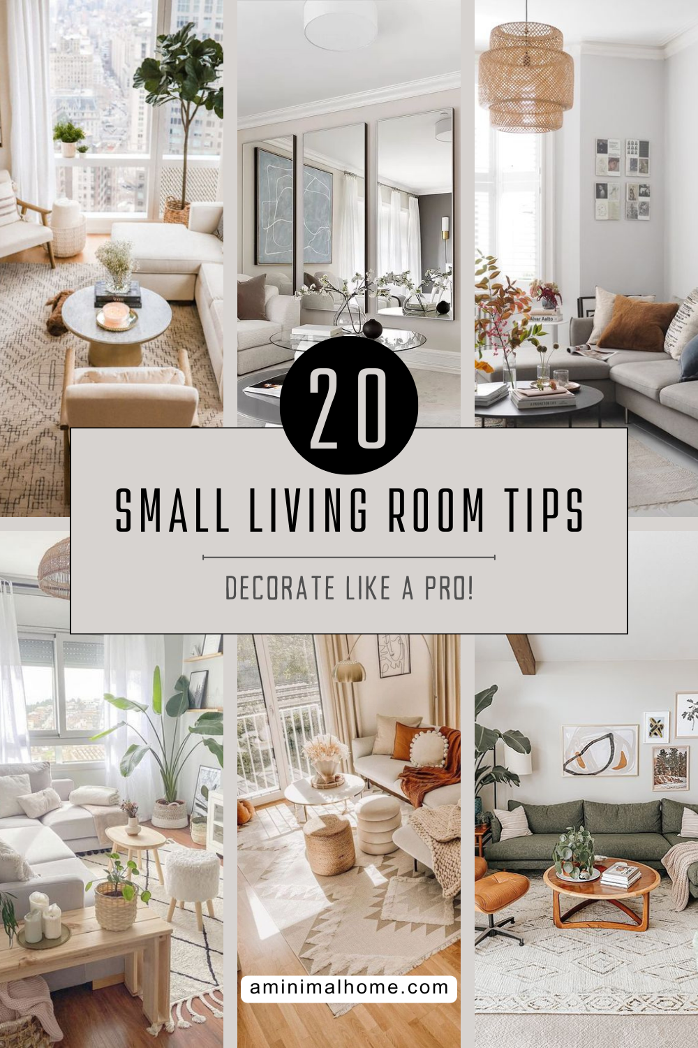 Small Living Room Ideas | 20 Decor Tips - A Minimal Home