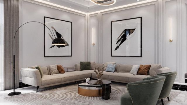 THE LUXURY MANSION INTERIOR DESIGN