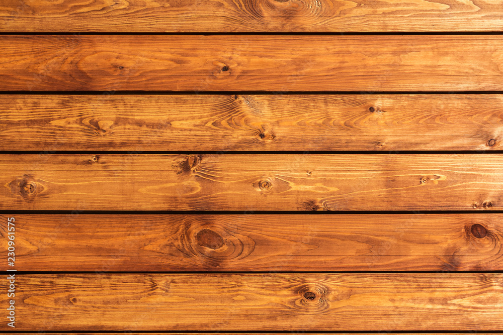 Old horizontal rustic wood background, wooden surface with copy space ...