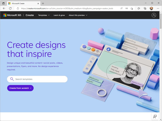 あらゆるコンテンツ制作の出発点 ～新サイト「Microsoft Create」がオープン - 窓の杜