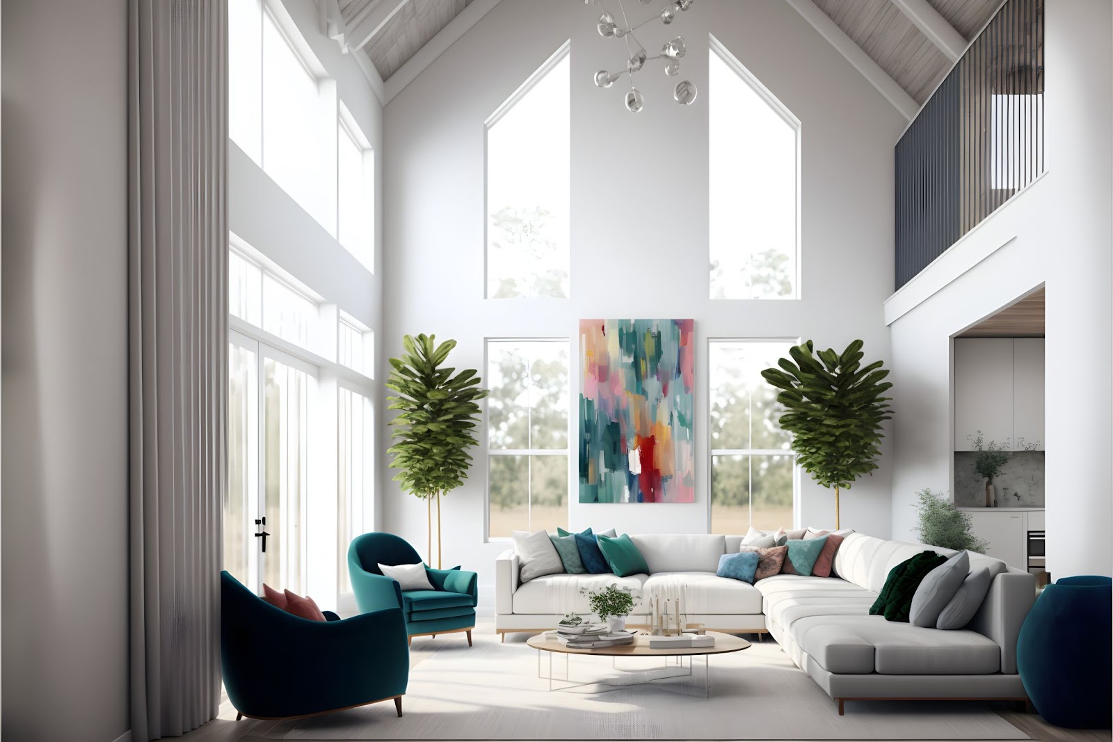 High Ceiling Living Room Ideas For Your Home | Spoak