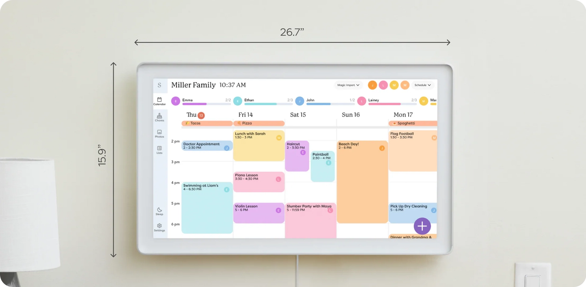 Skylight | Smart Touchscreen Family Calendar and Organizer | Skylight ...