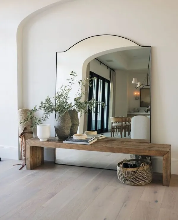 20 Delightful Ways to Style and Place a Full-Length Wall Mirror in Your ...