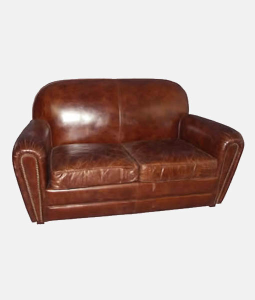 Vintage Leather Sofa - Best of Exports