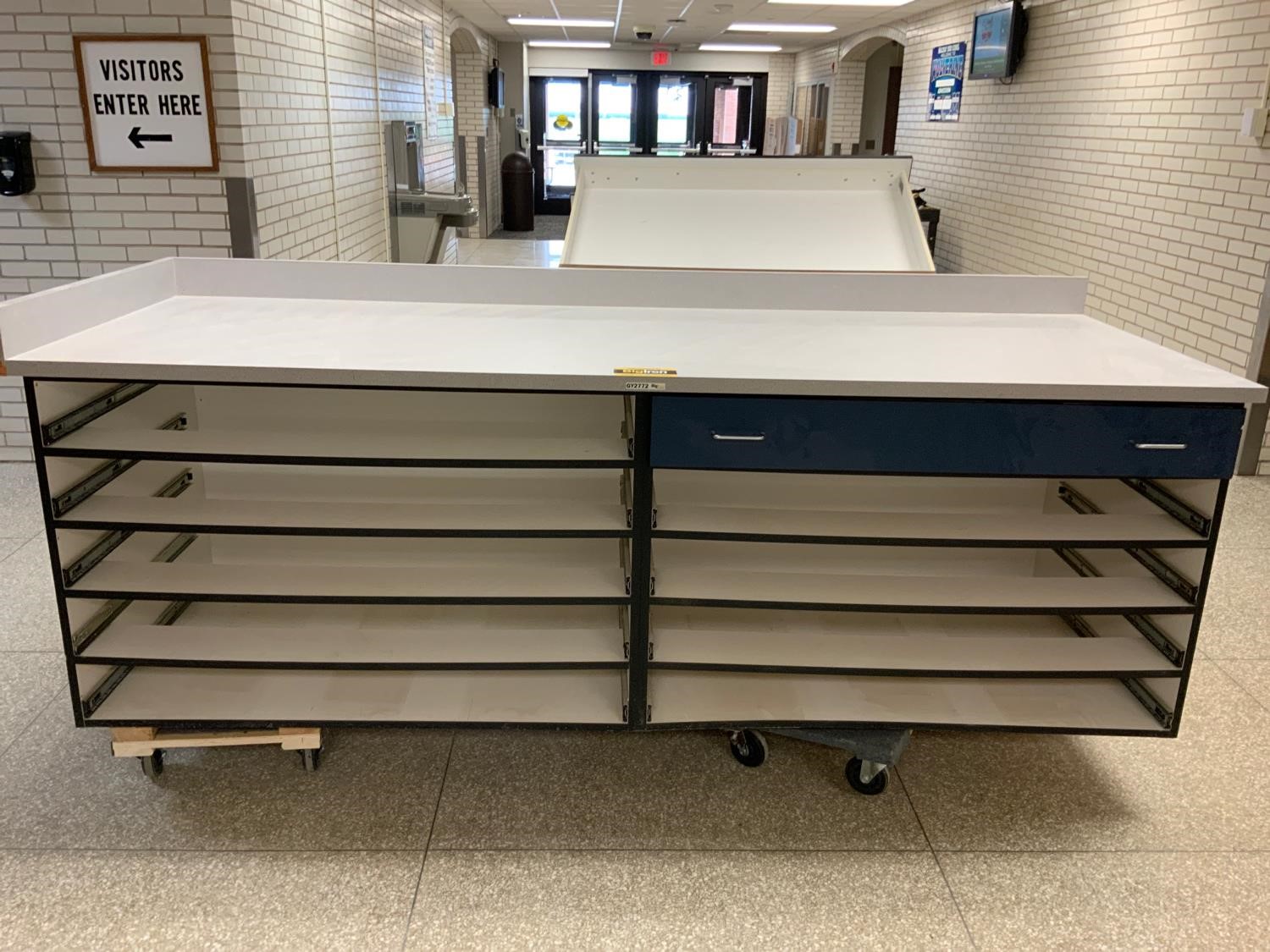 LSI Laminate Storage Cabinet W/10 Drawers BigIron Auctions