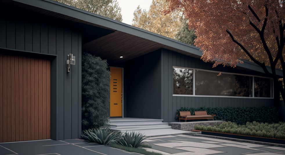 18 Mid Century Modern Siding Design Ideas