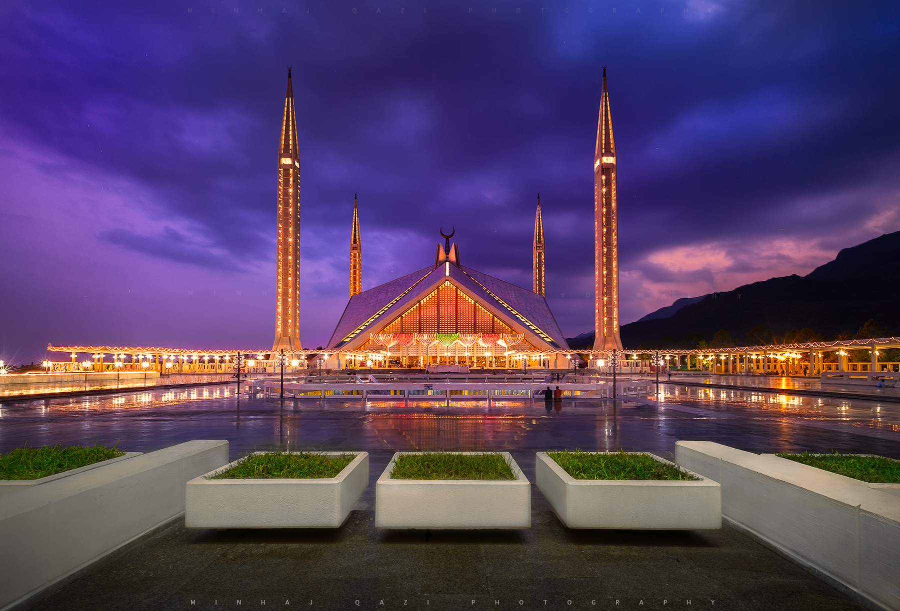 The Shah Faisal Mosque, Islamabad [1800x1223] : r/ArchitecturePorn