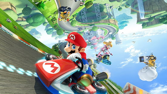 2560x1080px | free download | HD wallpaper: Super Mario, pixel art ...