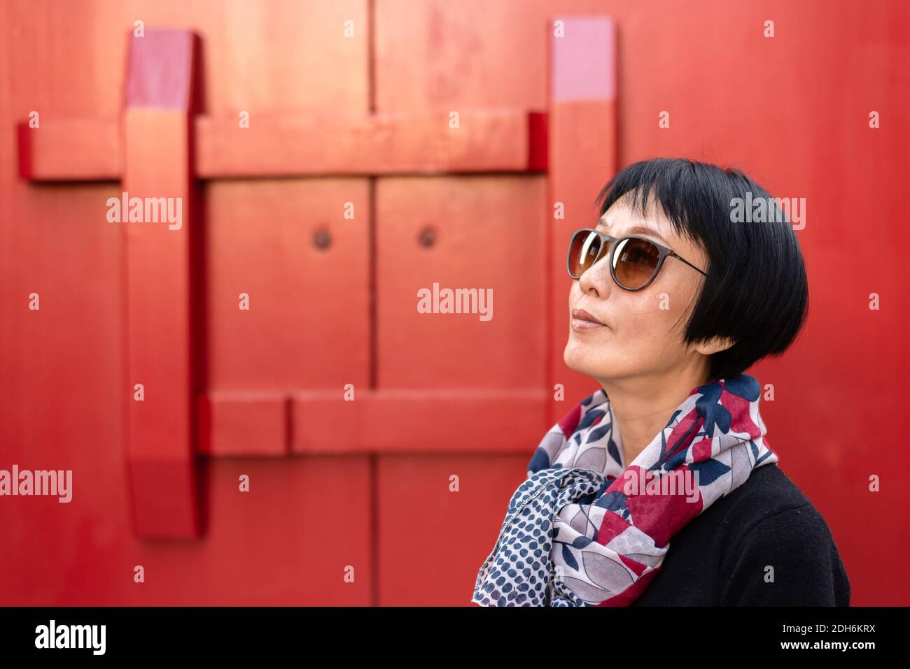 Modern Asian woman portrait Stock Photo - Alamy