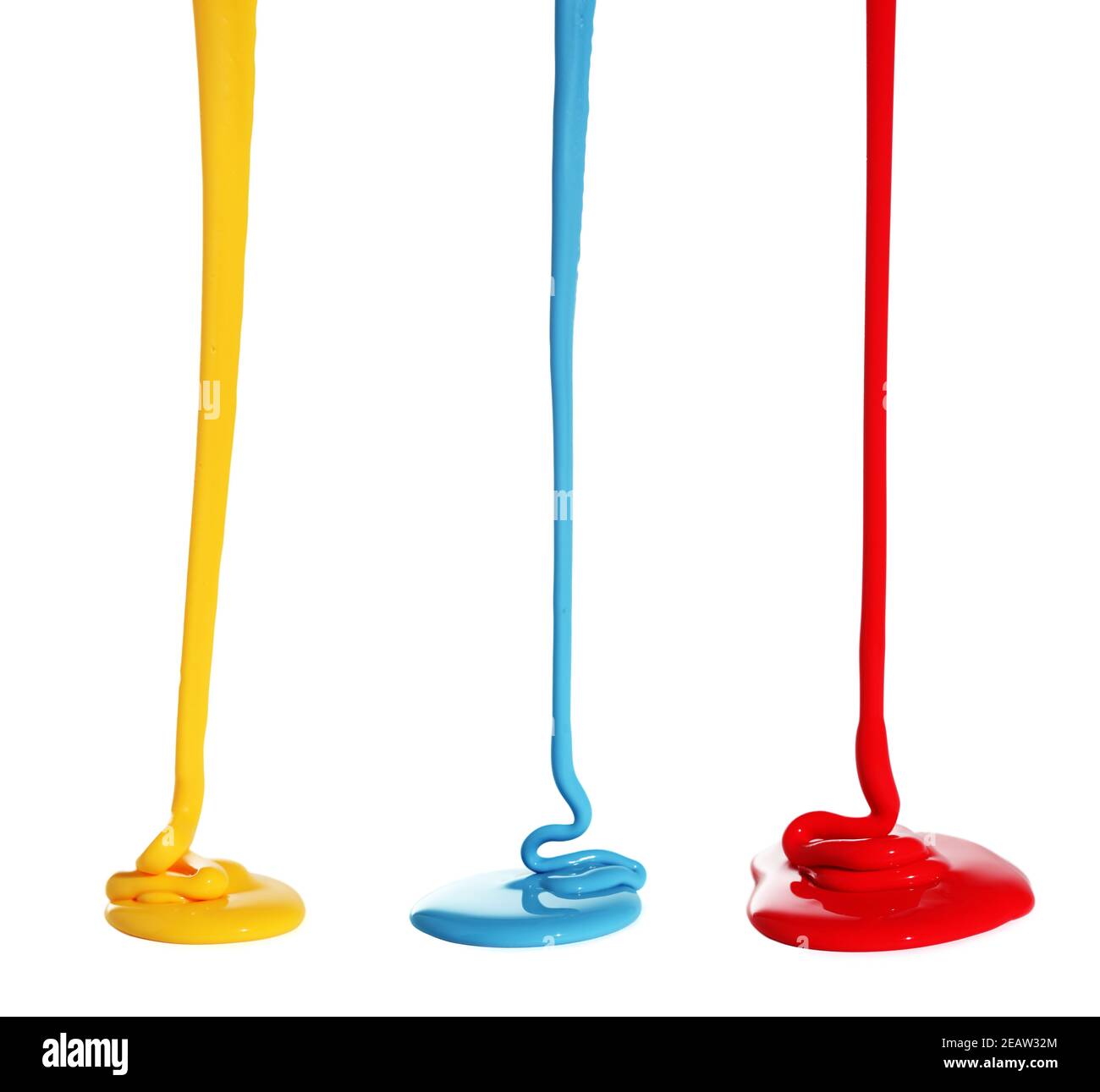 Ink pouring paint spill colorful hi-res stock photography and images ...