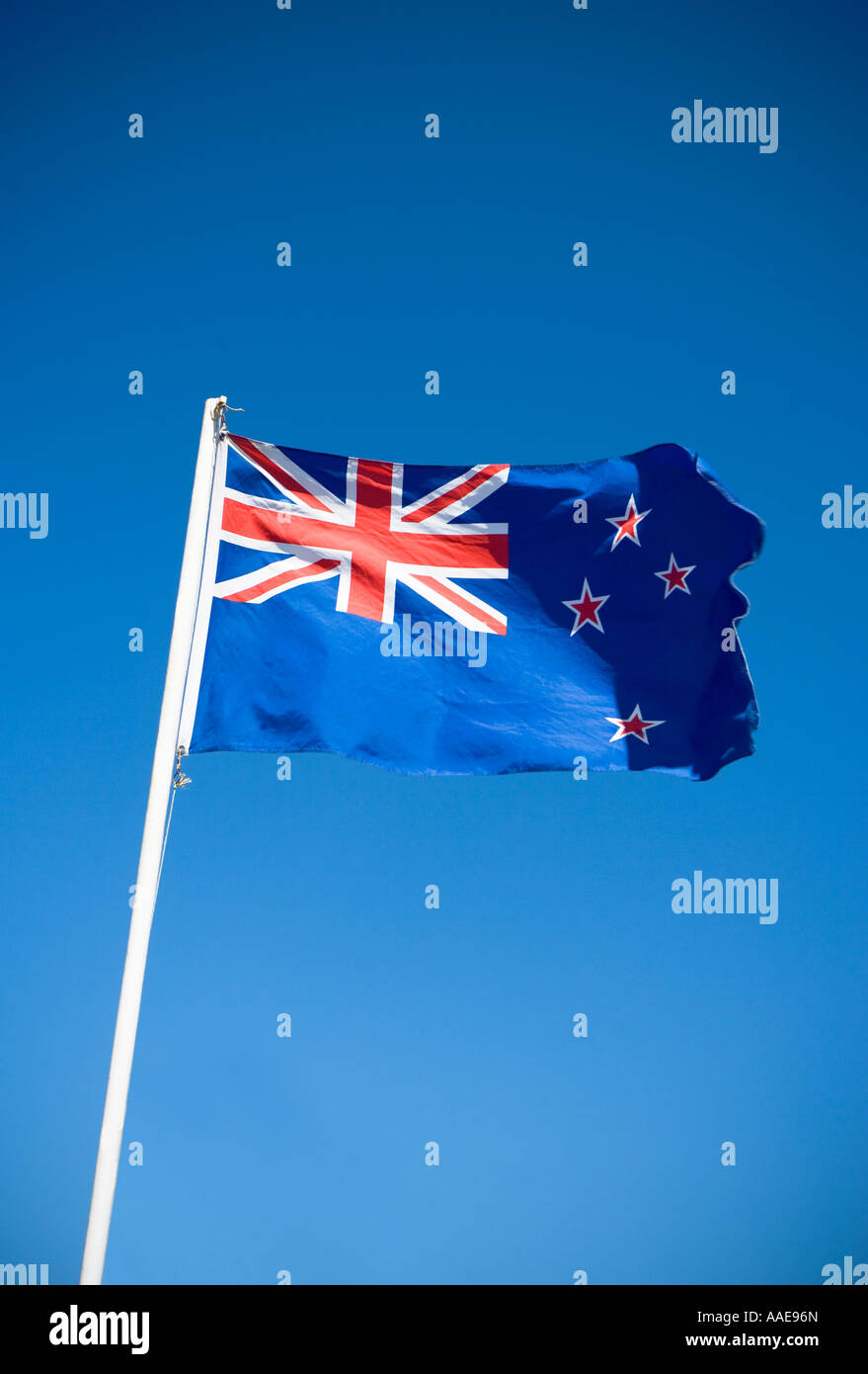 New zealand motion flag hi-res stock photography and images - Alamy