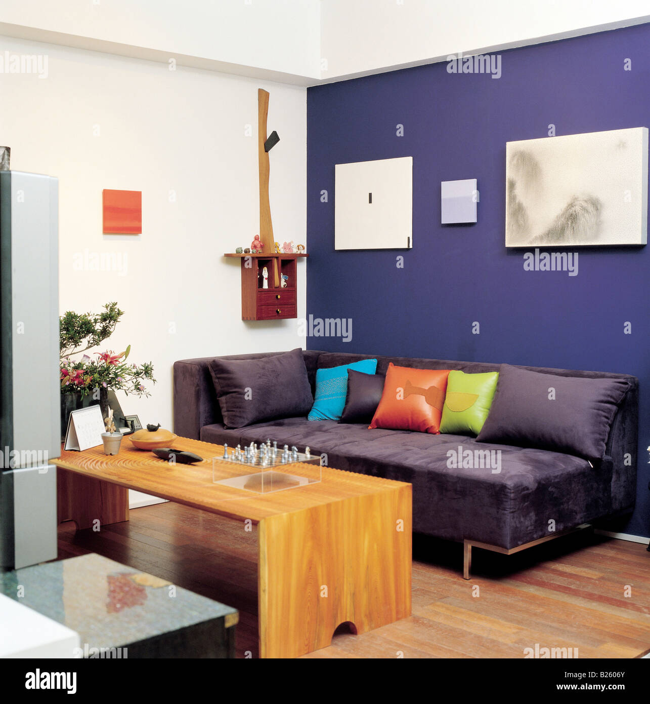 Living room interior Stock Photo - Alamy