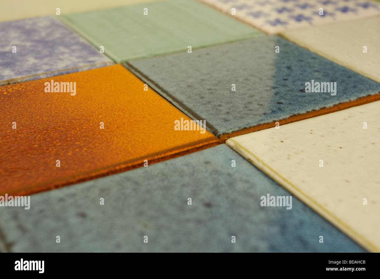 Ceramic wall tiles Stock Photo - Alamy