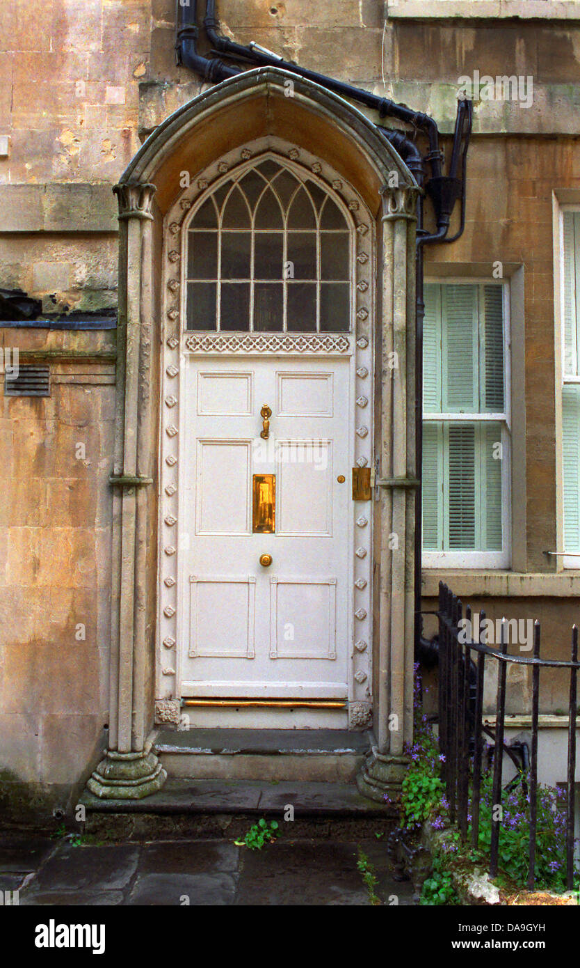 White front door in hi-res stock photography and images - Alamy