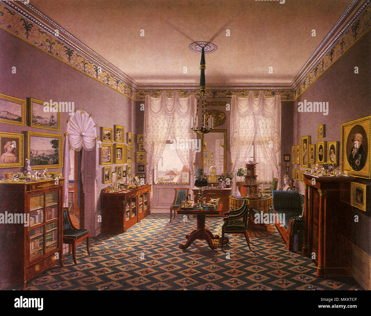 Classic Living Room Stock Photo - Alamy