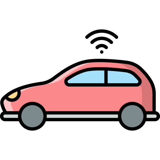 Smart car Generic Outline Color icon