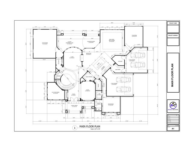 Residential Architectural Drawings - download free 3D model by ...