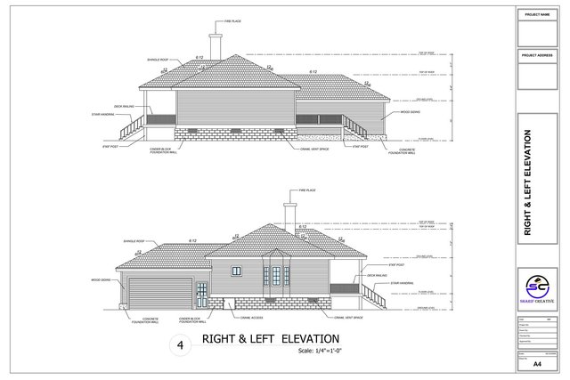 Residential Architectural Drawings - download free 3D model by ...