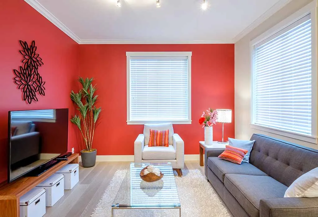 Two Tone Living Room Paint Ideas | Baci Living Room