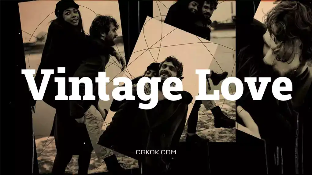 پروژه پریمیر اسلایدشو عاشقانه وینتیج Vintage Love