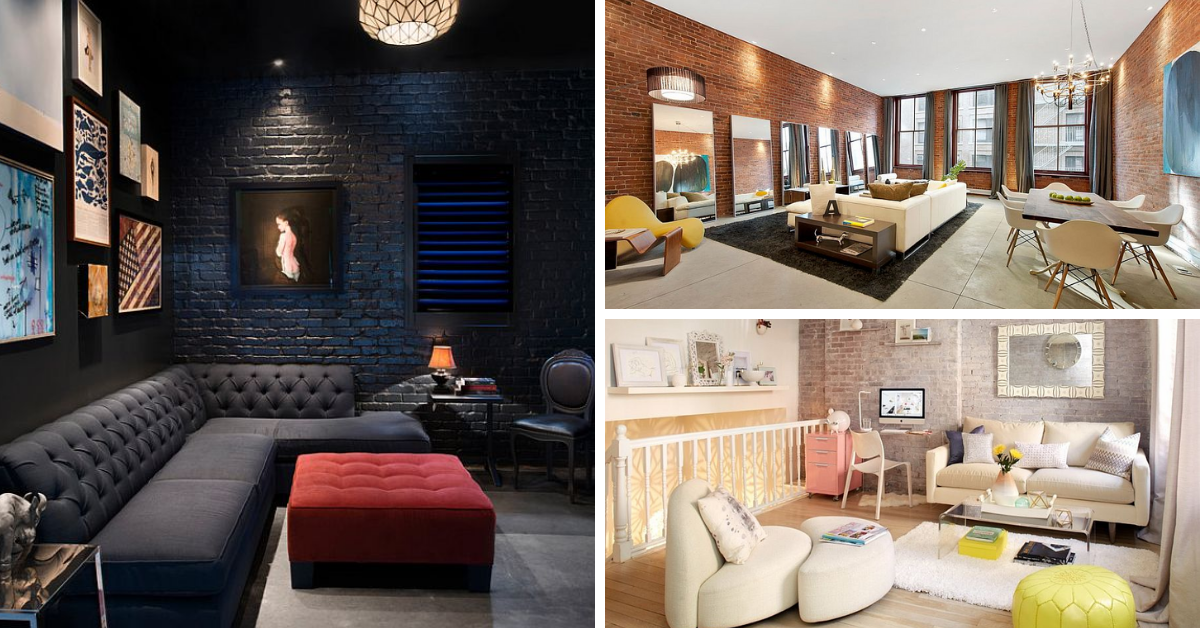 Brick Accent Walls: 100 Exposed Brick Wall Designs & Ideas to Enhance ...