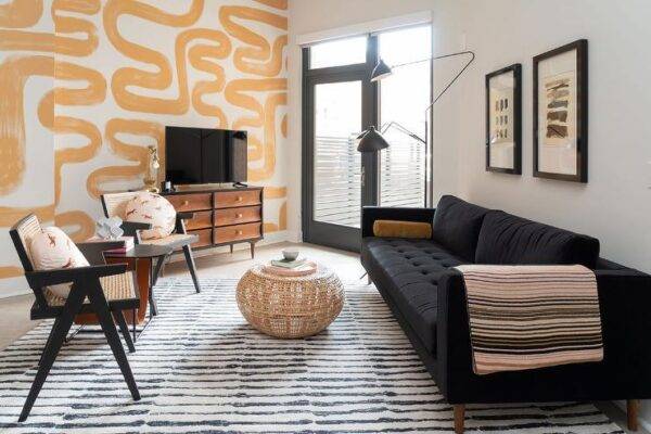 24 Living Room Accent Wall Ideas To Fit Any Style | Decoist
