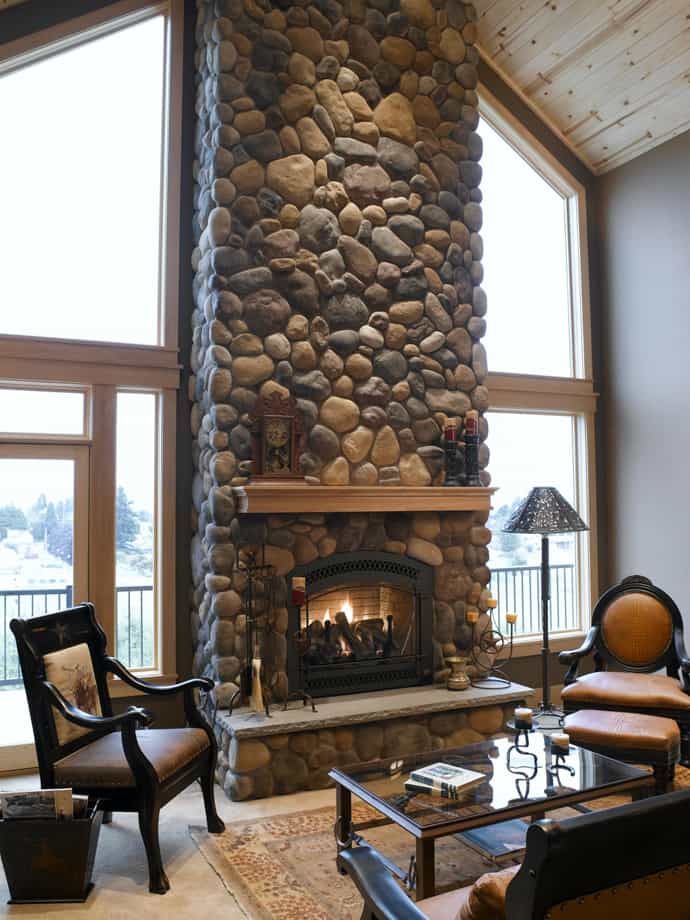 Floor To Ceiling Stone Fireplace Pictures – Fireplace Guide by Linda
