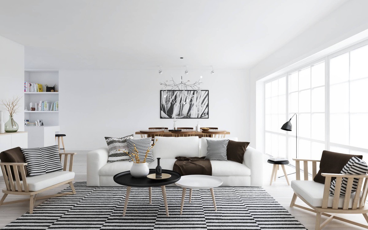 Twoscore Gorgeously Minimalist Living Rooms That Respect Amount Inwards ...