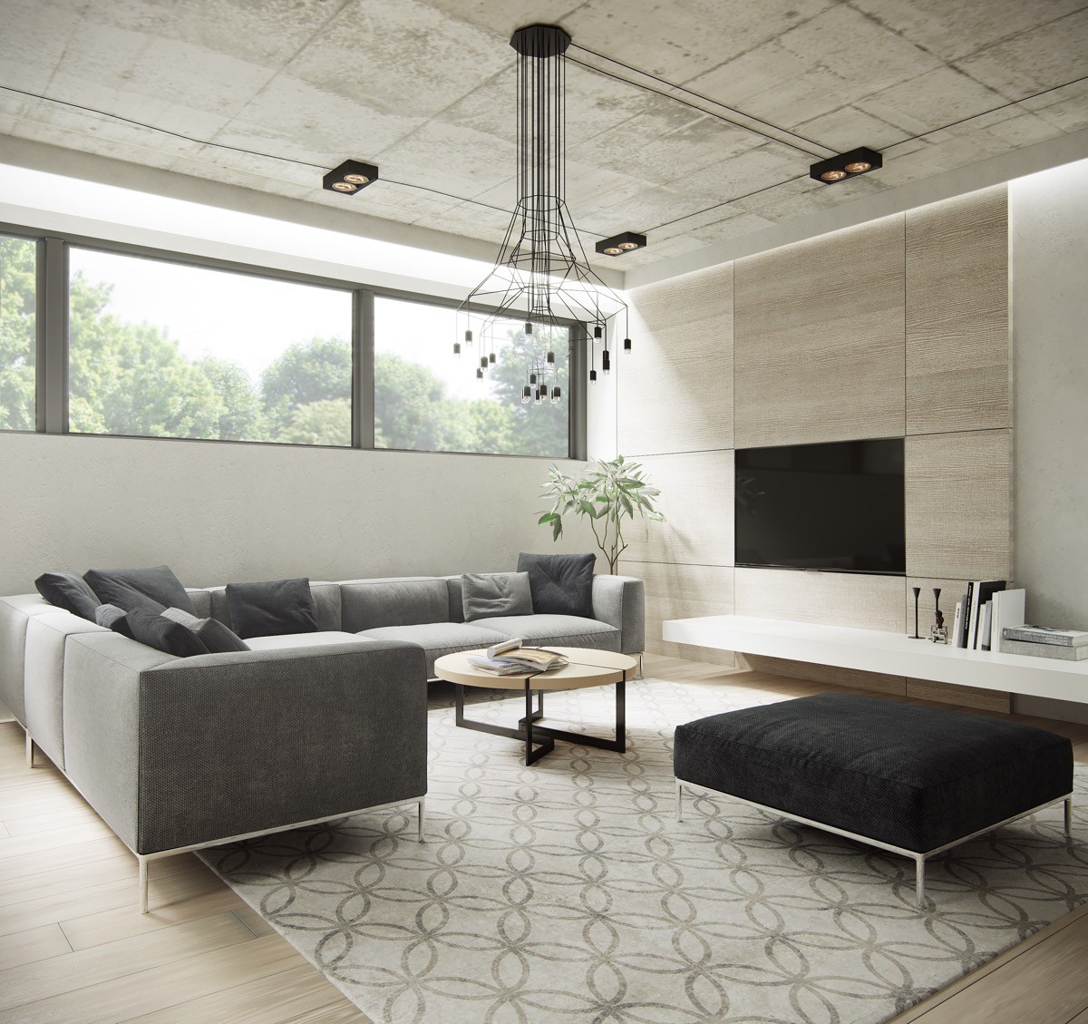 Twoscore Gorgeously Minimalist Living Rooms That Respect Amount Inwards ...