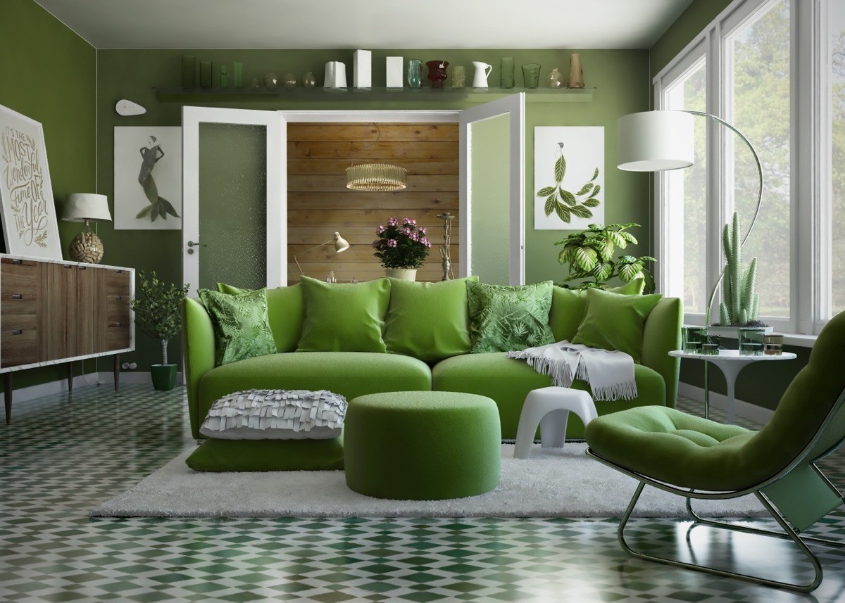 Living Room Designs In Green | Americanwarmoms.org