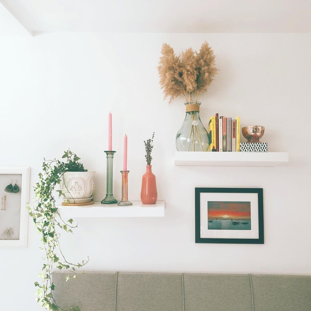 Floating Shelves Ideas For Living Room | Baci Living Room